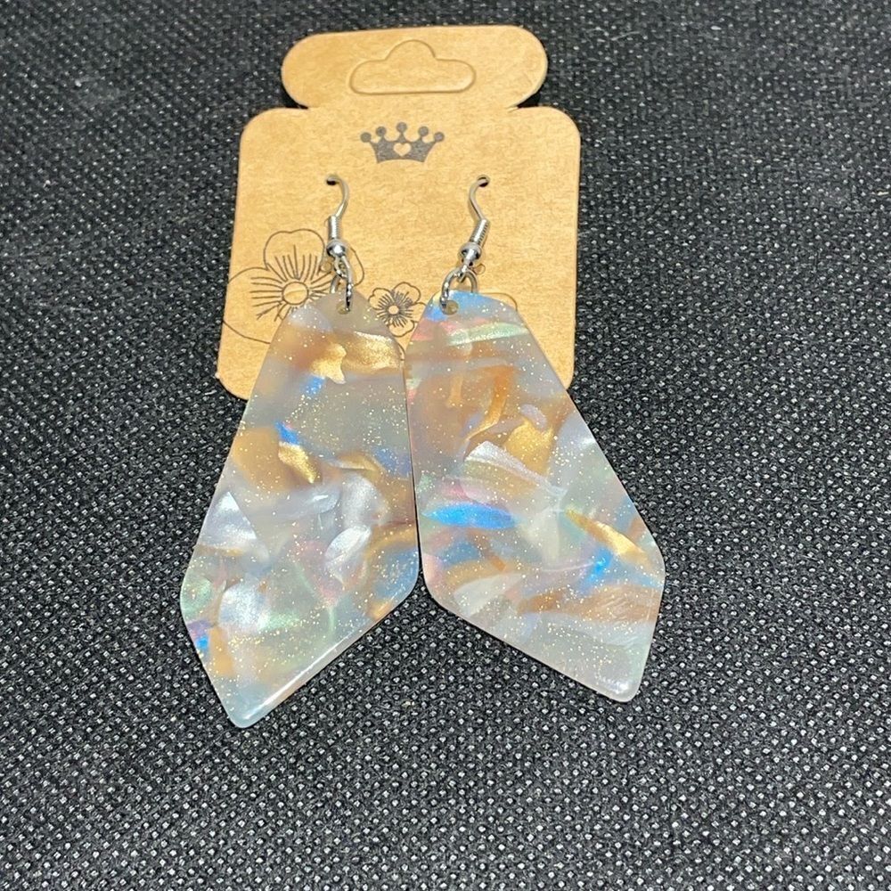 Large hanging earrings